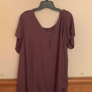 Zip Up Blouse- Torrid